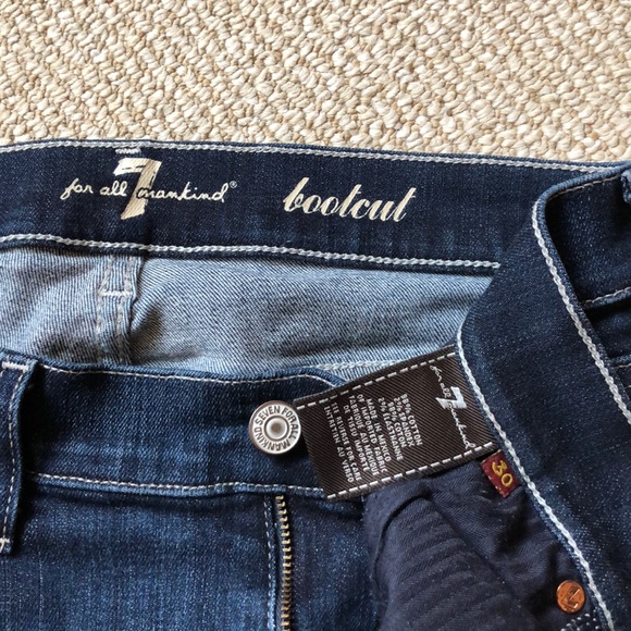 7 for All Mankind bootcut jeans size 30 - Picture 7 of 8